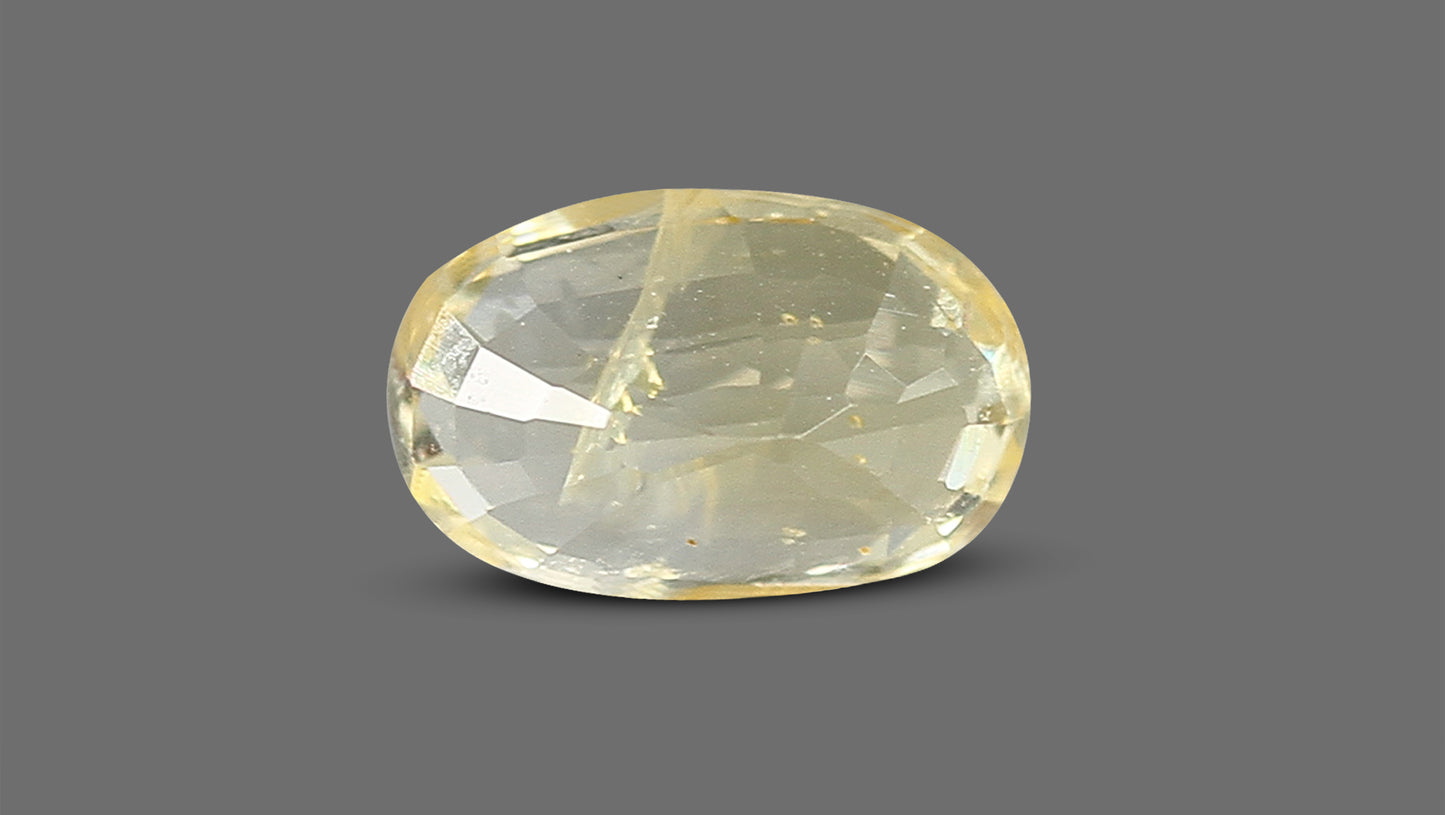 Natural Yellow Sapphire (Pukhraj) 3.03 Carats