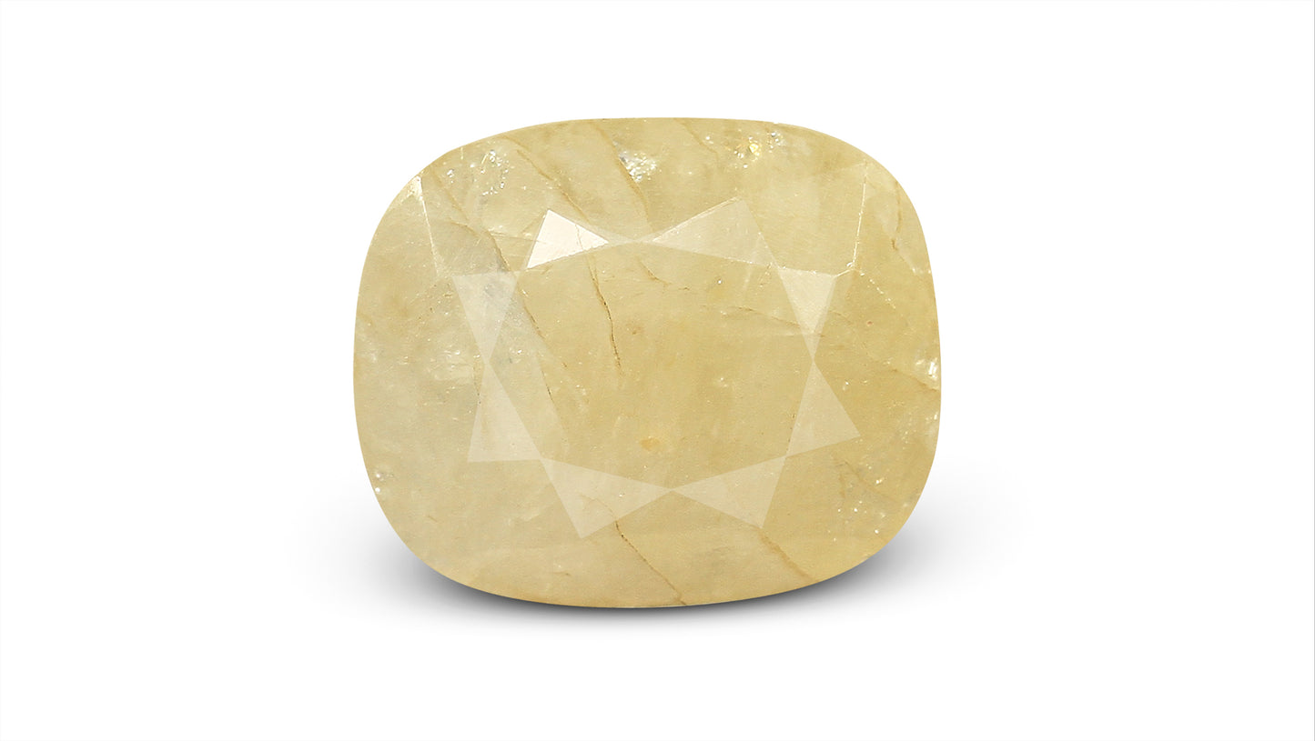 Natural Yellow Sapphire (Pukhraj) 10.14 Carats