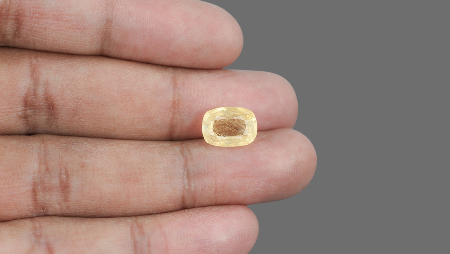 Natural Yellow Sapphire (Pukhraj) 6.02 Carats