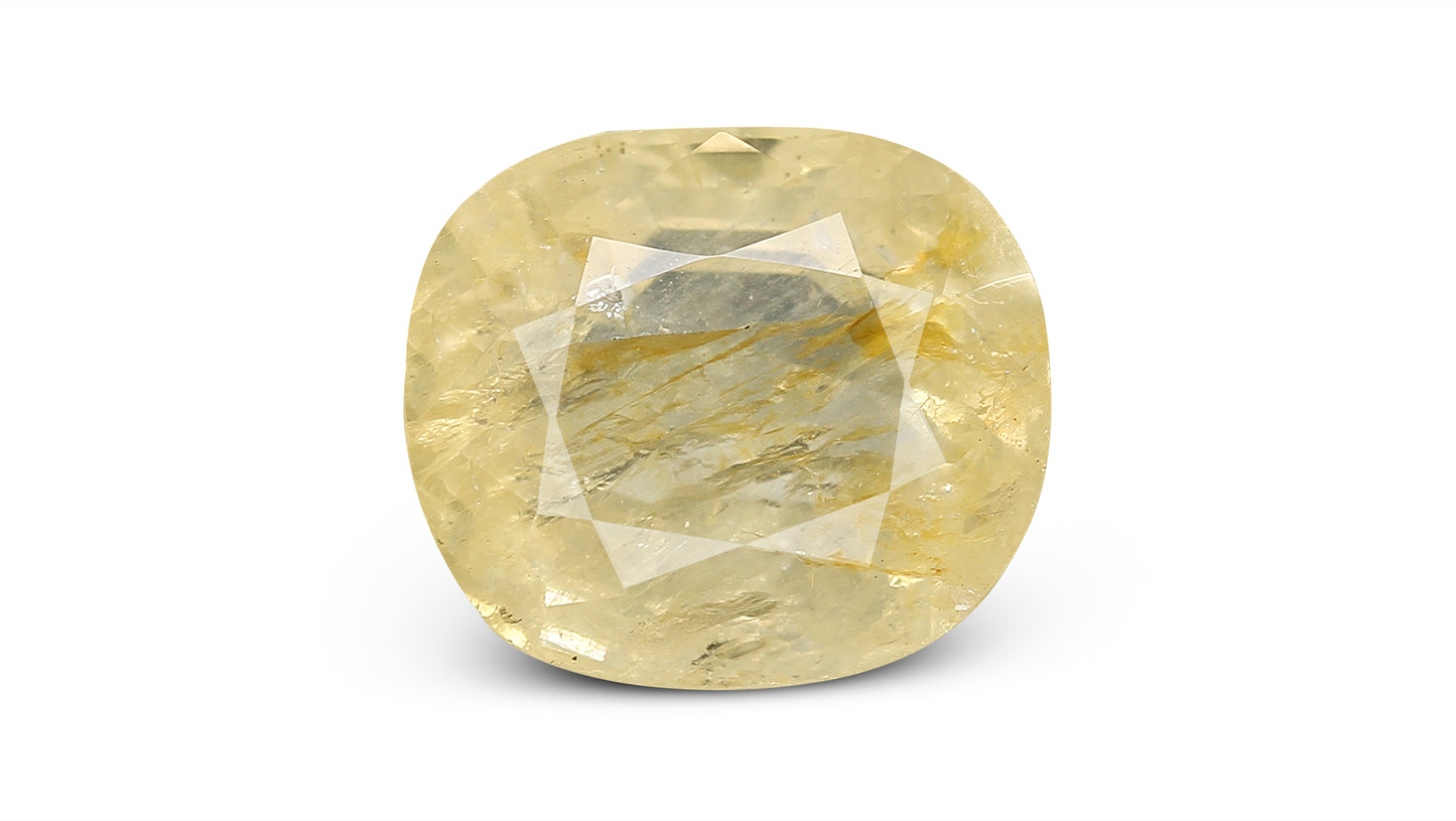 Natural Yellow Sapphire (Pukhraj) 10.15 Carats