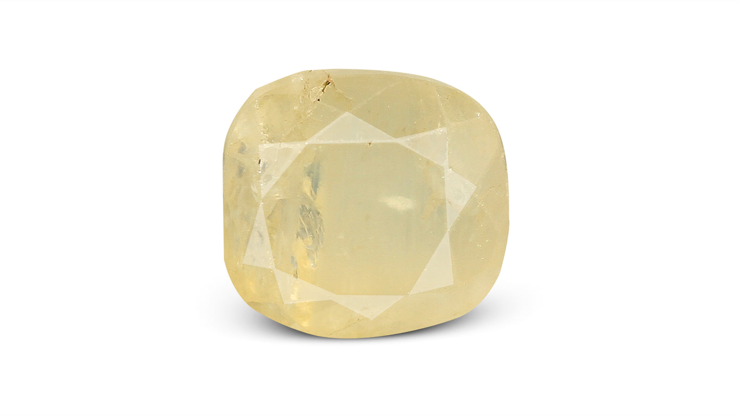 Natural Yellow Sapphire (Pukhraj) 7.87 Carats