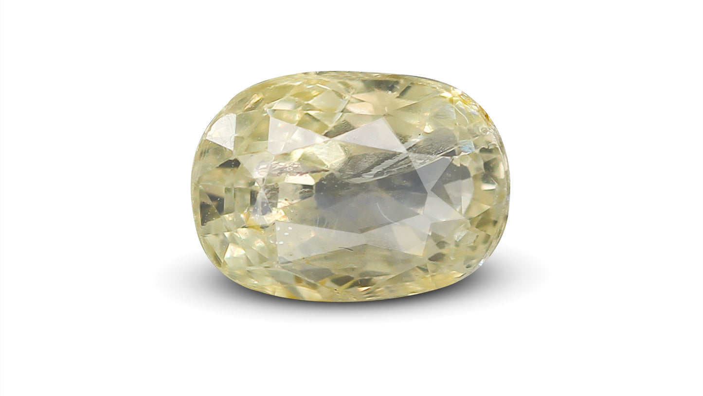 Natural Yellow Sapphire (Pukhraj) 4.16 Carats
