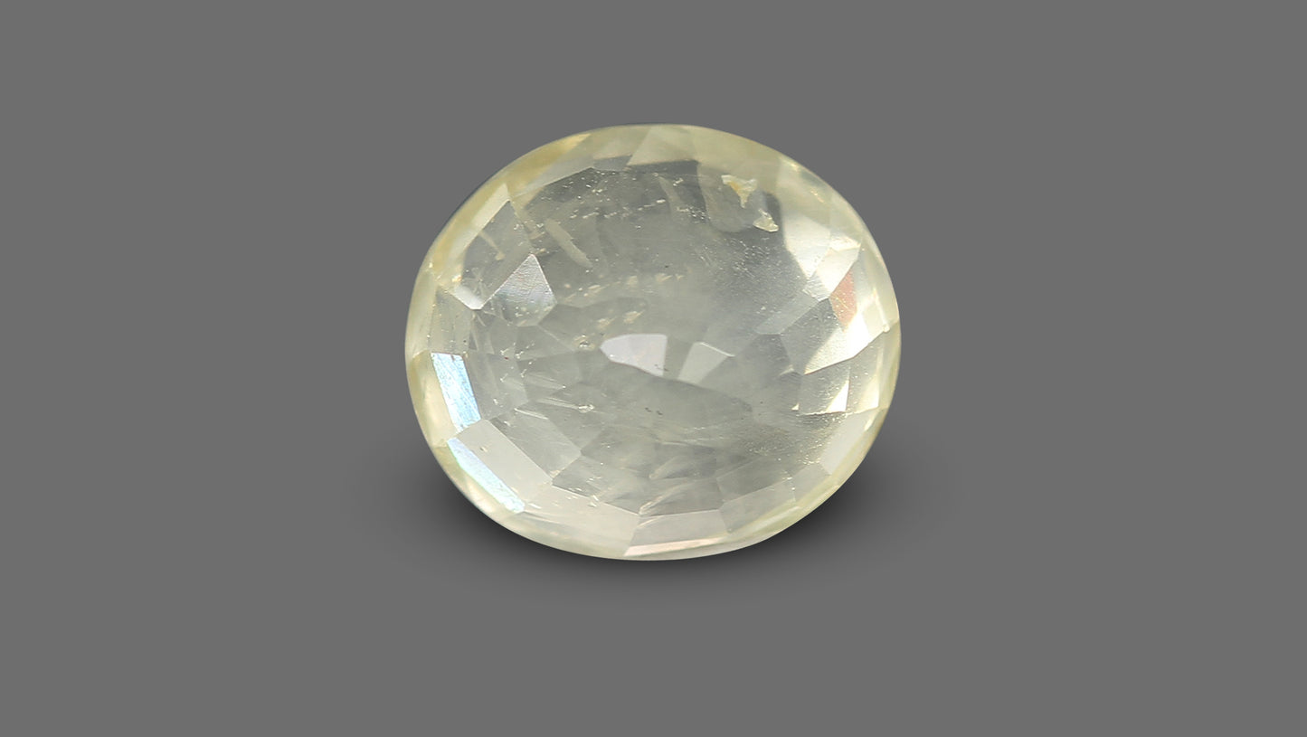 Natural Yellow Sapphire (Pukhraj) 7.41 Carats
