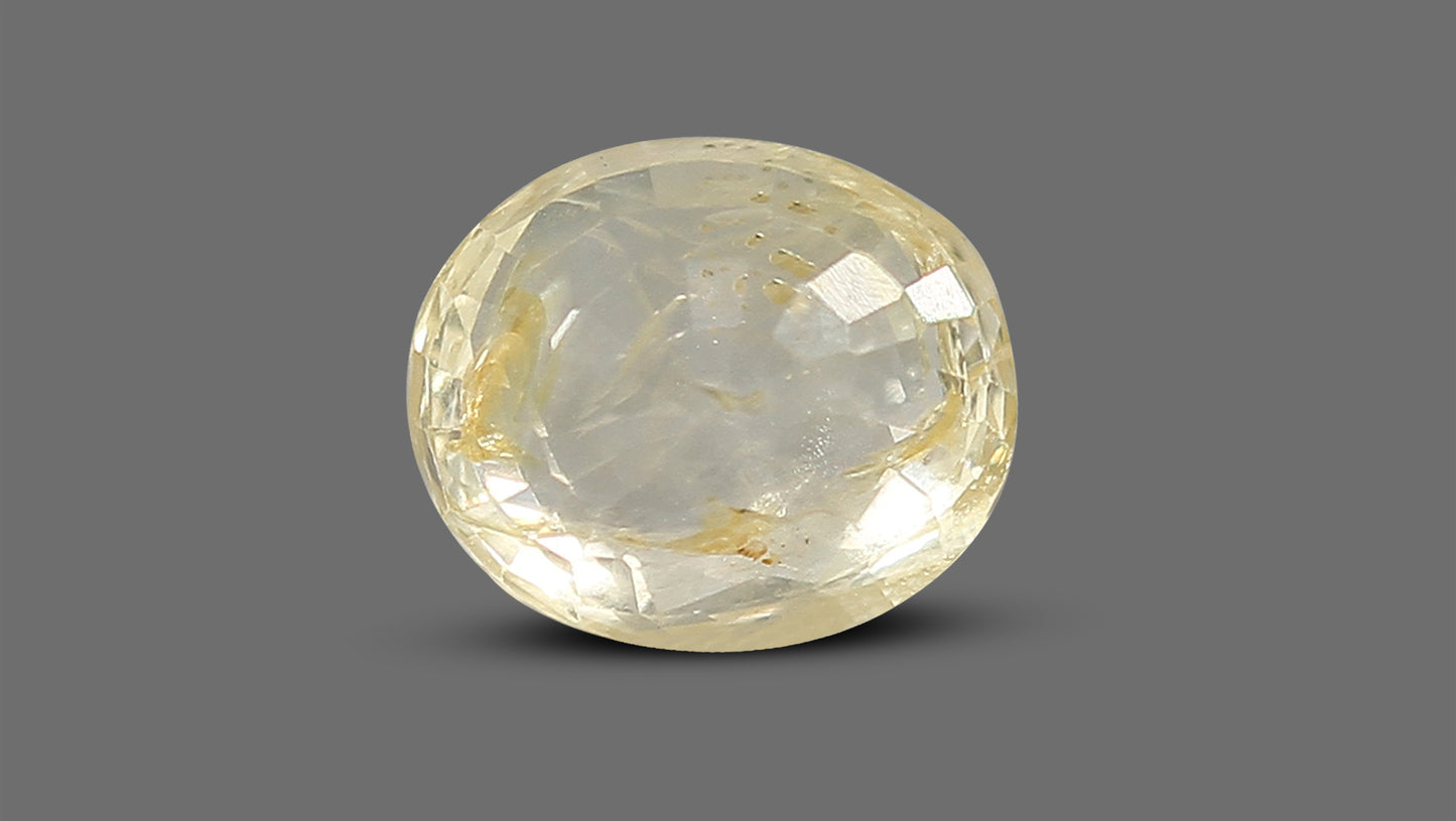 Natural Yellow Sapphire (Pukhraj) 3.16 Carats