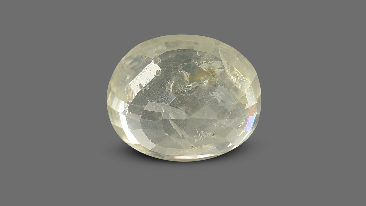 Natural Yellow Sapphire (Pukhraj) 6.91 Carats
