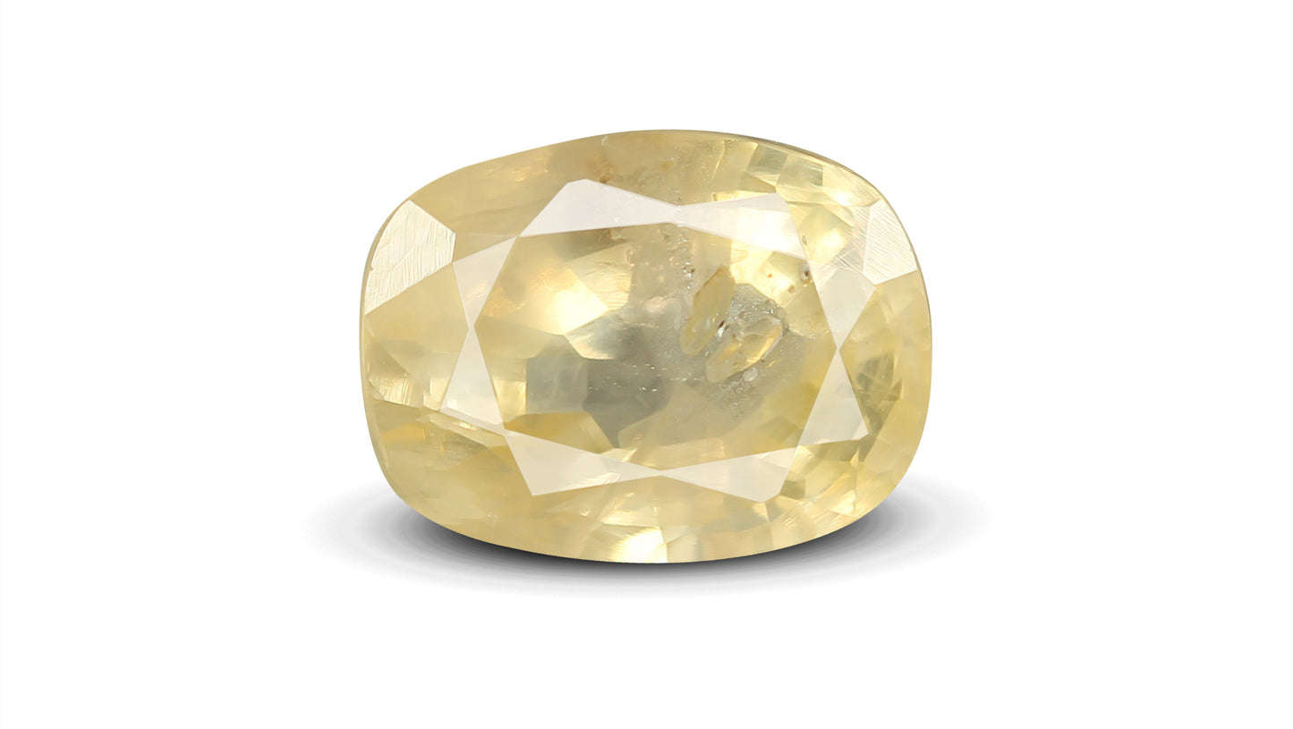 Natural Yellow Sapphire (Pukhraj) 7.35 Carats