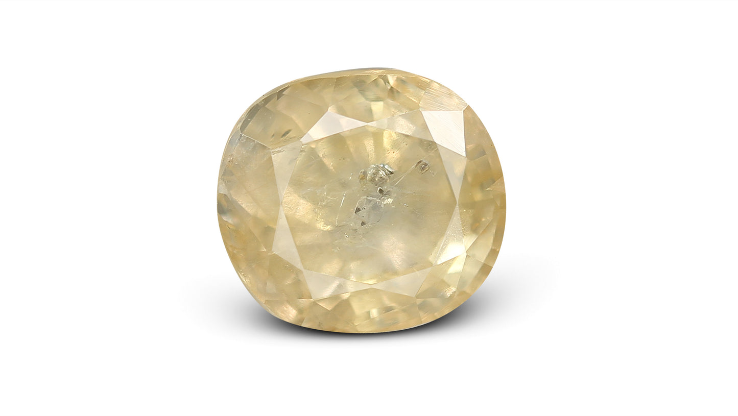 Natural Yellow Sapphire (Pukhraj) 9.36 Carats