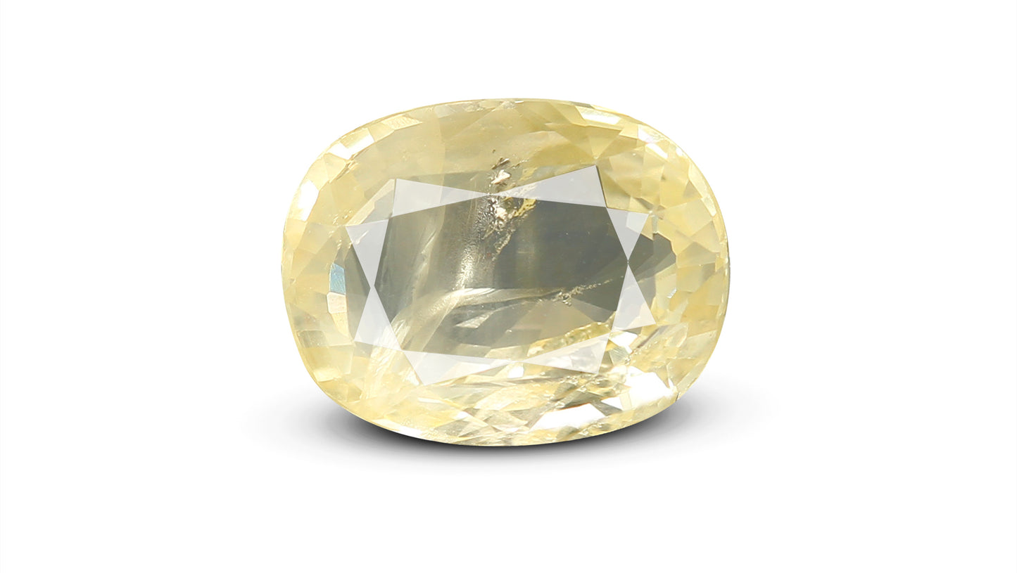 Natural Yellow Sapphire (Pukhraj) 6.22 Carats