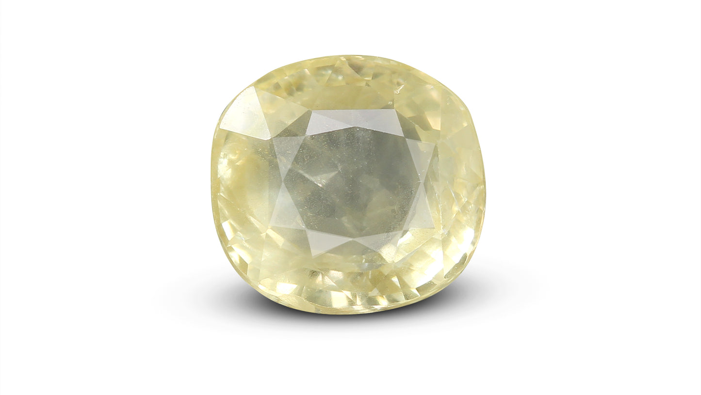 Natural Yellow Sapphire (Pukhraj) 7.24 Carats