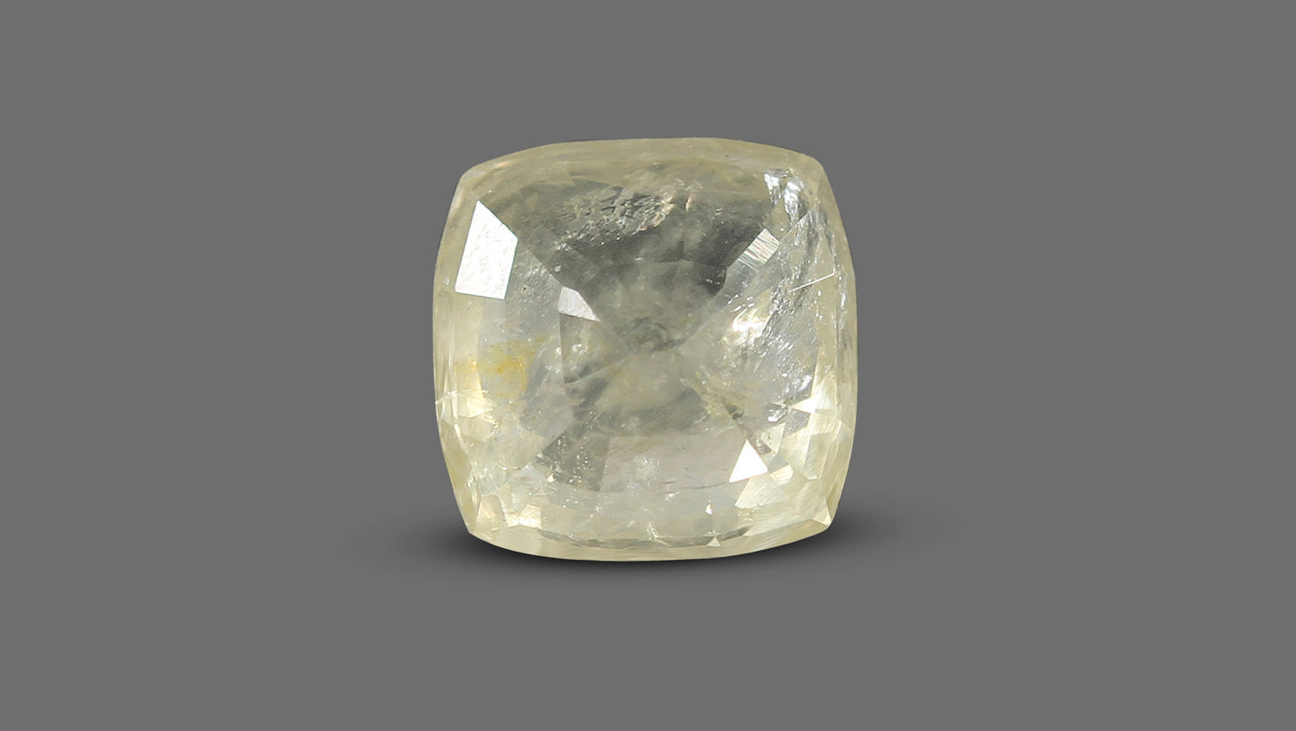 Natural Yellow Sapphire (Pukhraj) 6.52 Carats