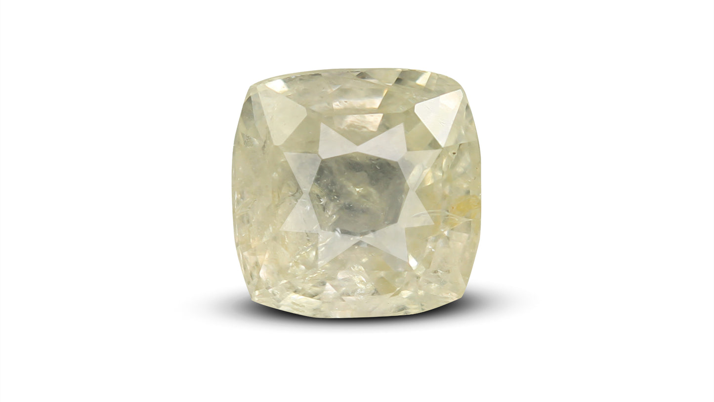Natural Yellow Sapphire (Pukhraj) 6.52 Carats