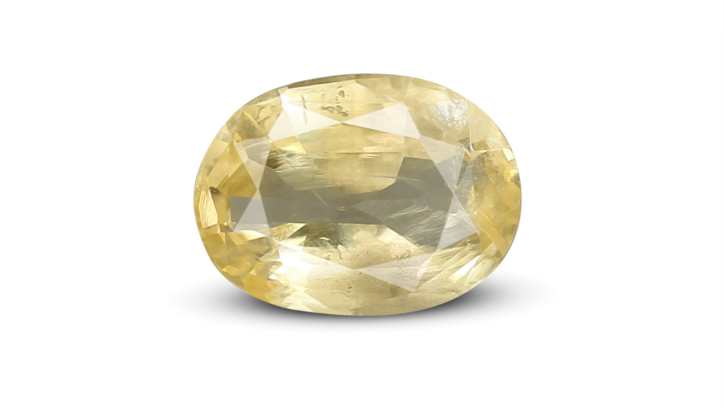 Natural Yellow Sapphire (Pukhraj) 3.26 Carats