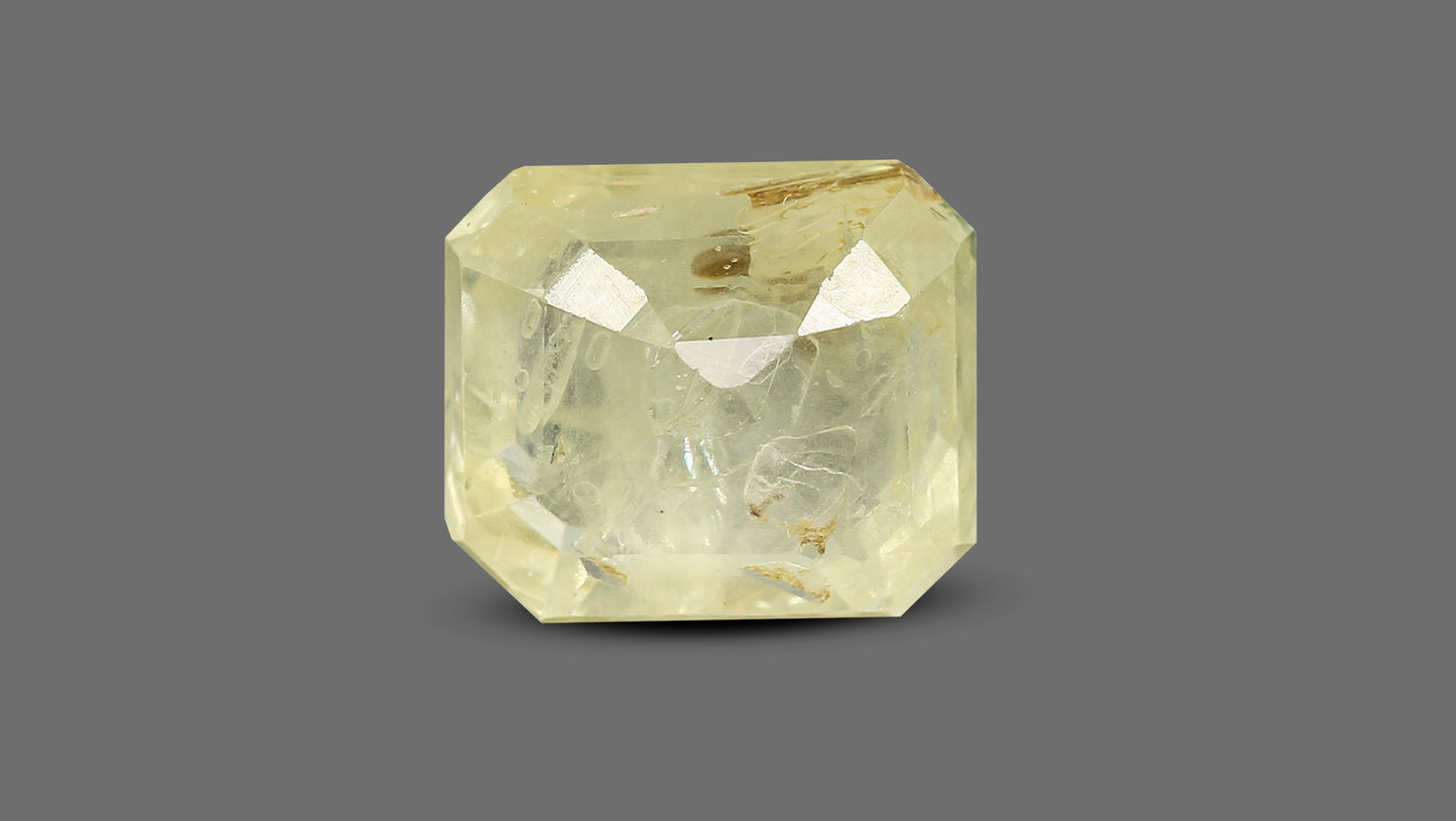 Natural Yellow Sapphire (Pukhraj) 7.19 Carats