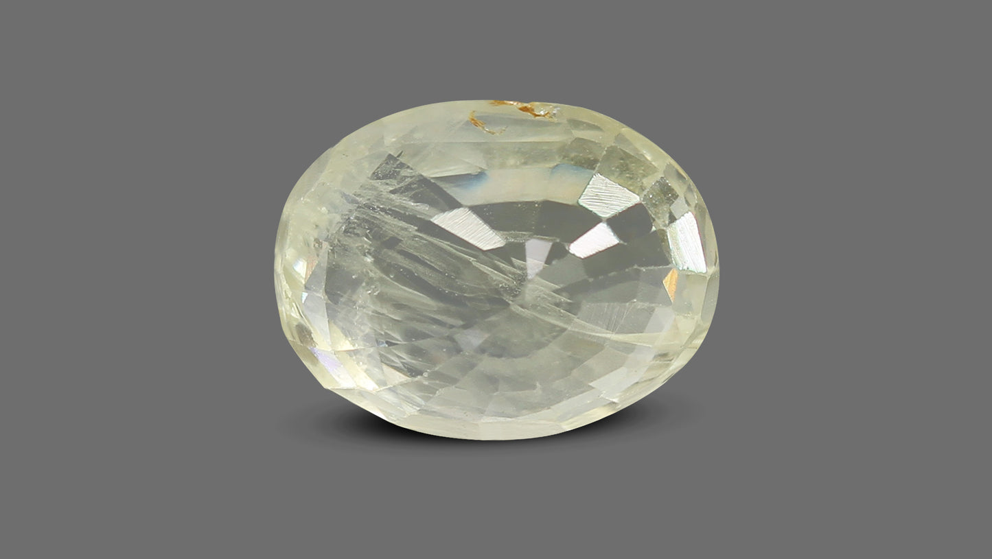 Natural Yellow Sapphire (Pukhraj) 6.92 Carats