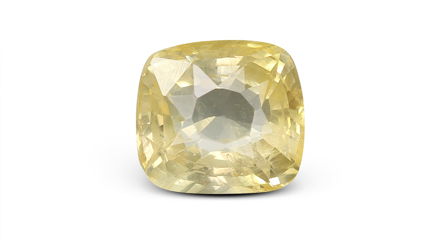 Natural Yellow Sapphire (Pukhraj) 7.54 Carats