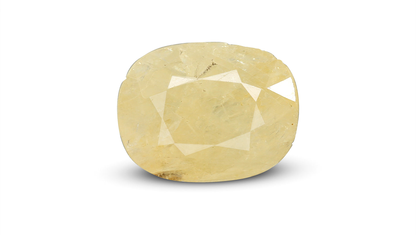 Natural Yellow Sapphire (Pukhraj) 6.64 Carats