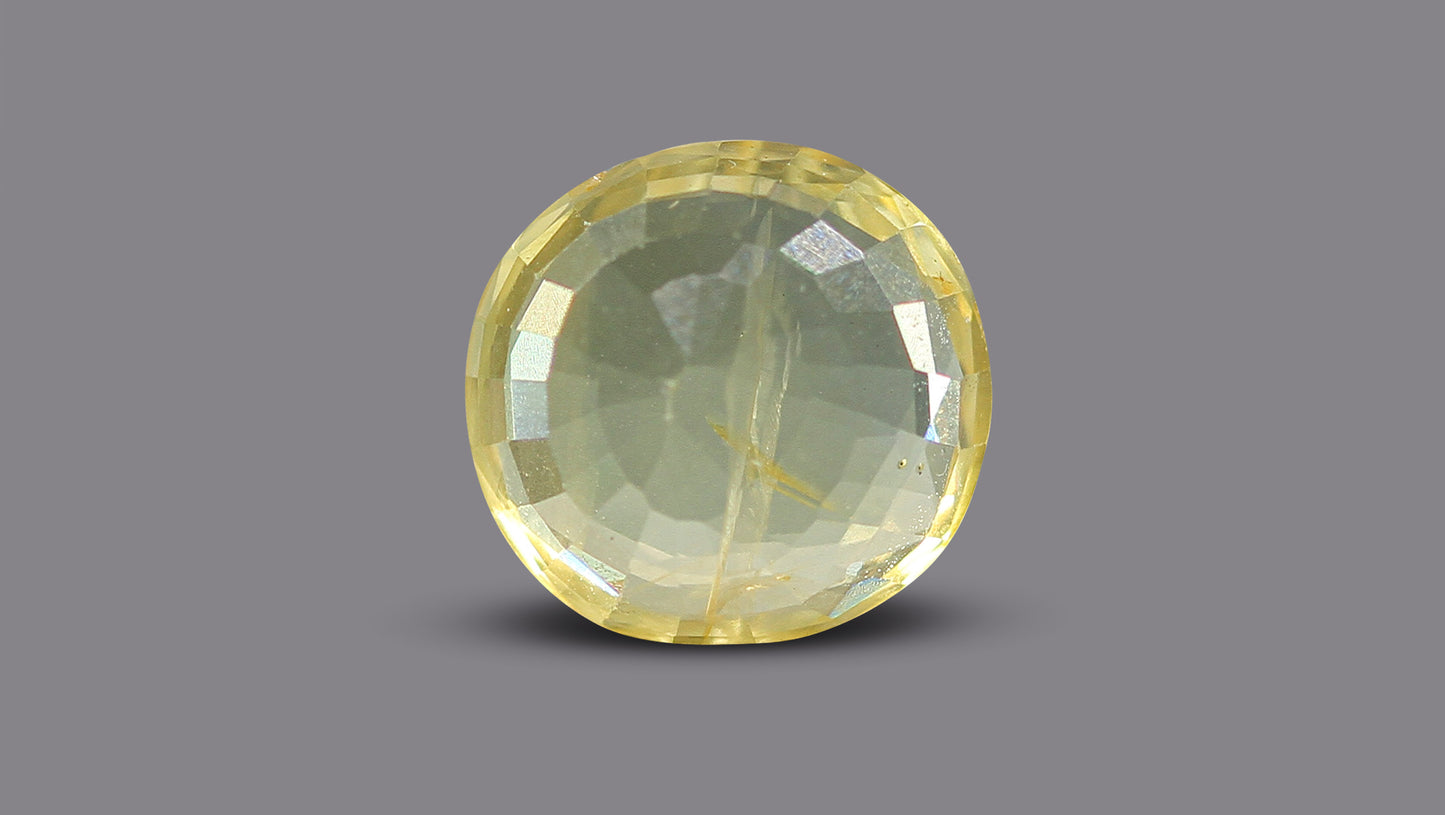 Natural Yellow Sapphire (Pukhraj) 6.11 Carats