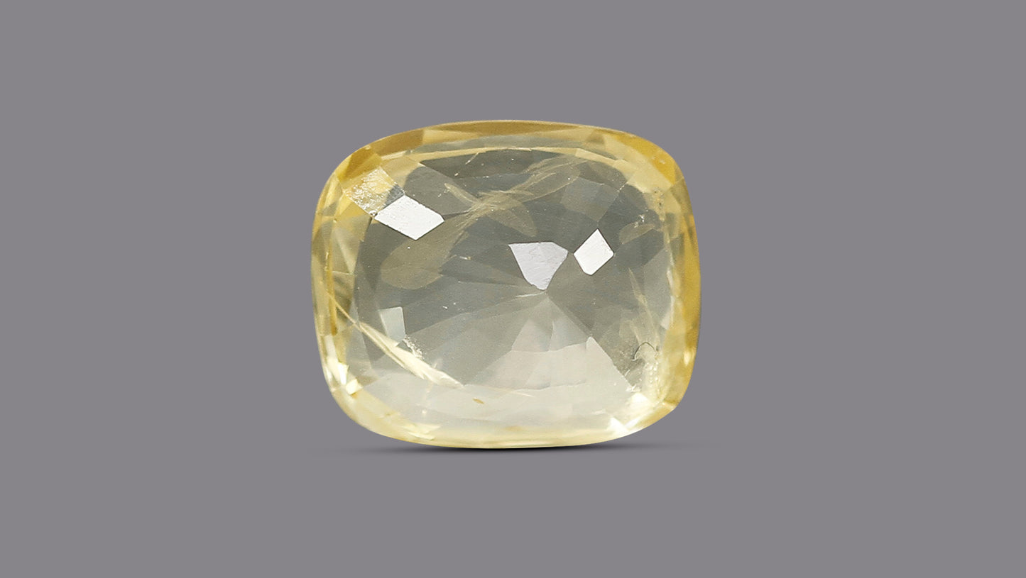 Natural Yellow Sapphire (Pukhraj) 6.70 Carats