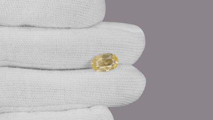 Natural Yellow Sapphire (Pukhraj) 5.11 Carats