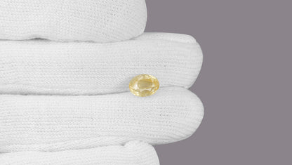 Natural Yellow Sapphire (Pukhraj) 4.80 Carats