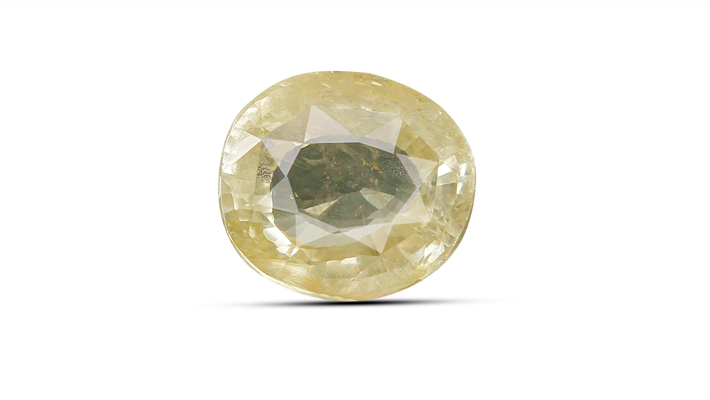 Natural Yellow Sapphire (Pukhraj) 7.26 Carats