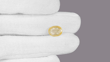 Natural Yellow Sapphire (Pukhraj) 5.05 Carats