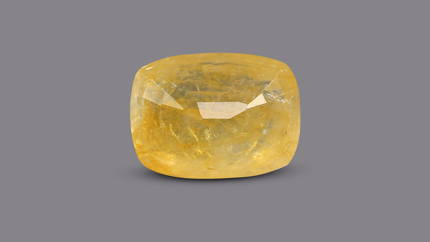 Natural Yellow Sapphire (Pukhraj) 7.96 Carats