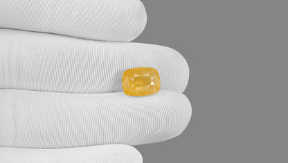 Natural Yellow Sapphire (Pukhraj) 7.96 Carats