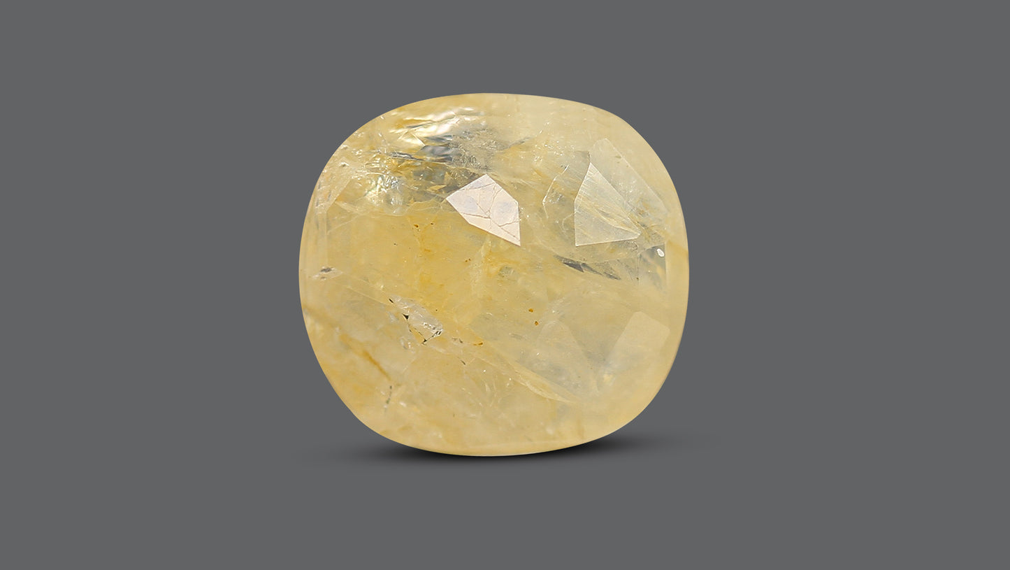 Natural Yellow Sapphire (Pukhraj) 6.64 Carats