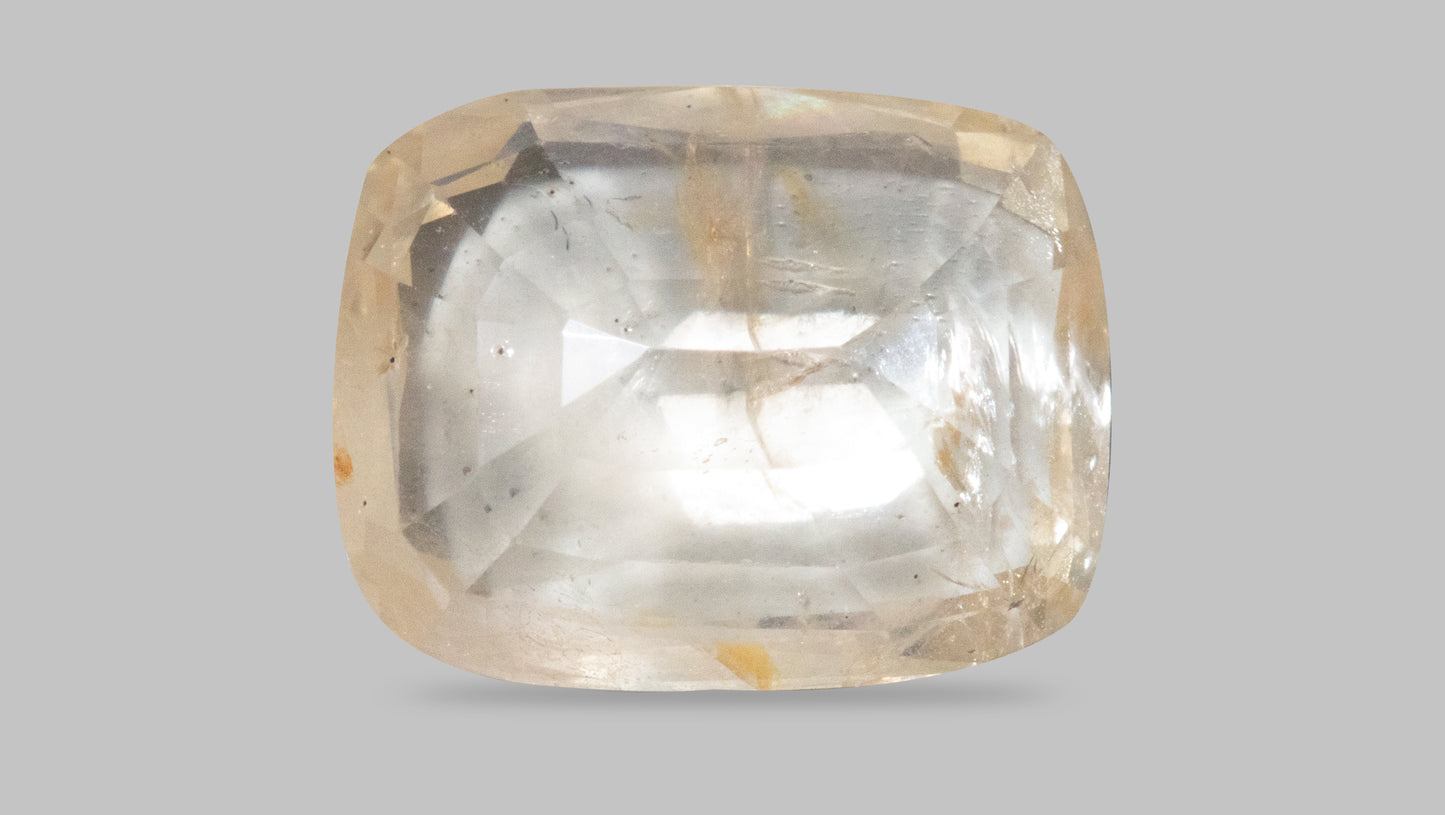 Natural Yellow Sapphire (Pukhraj) 5.98 Carats