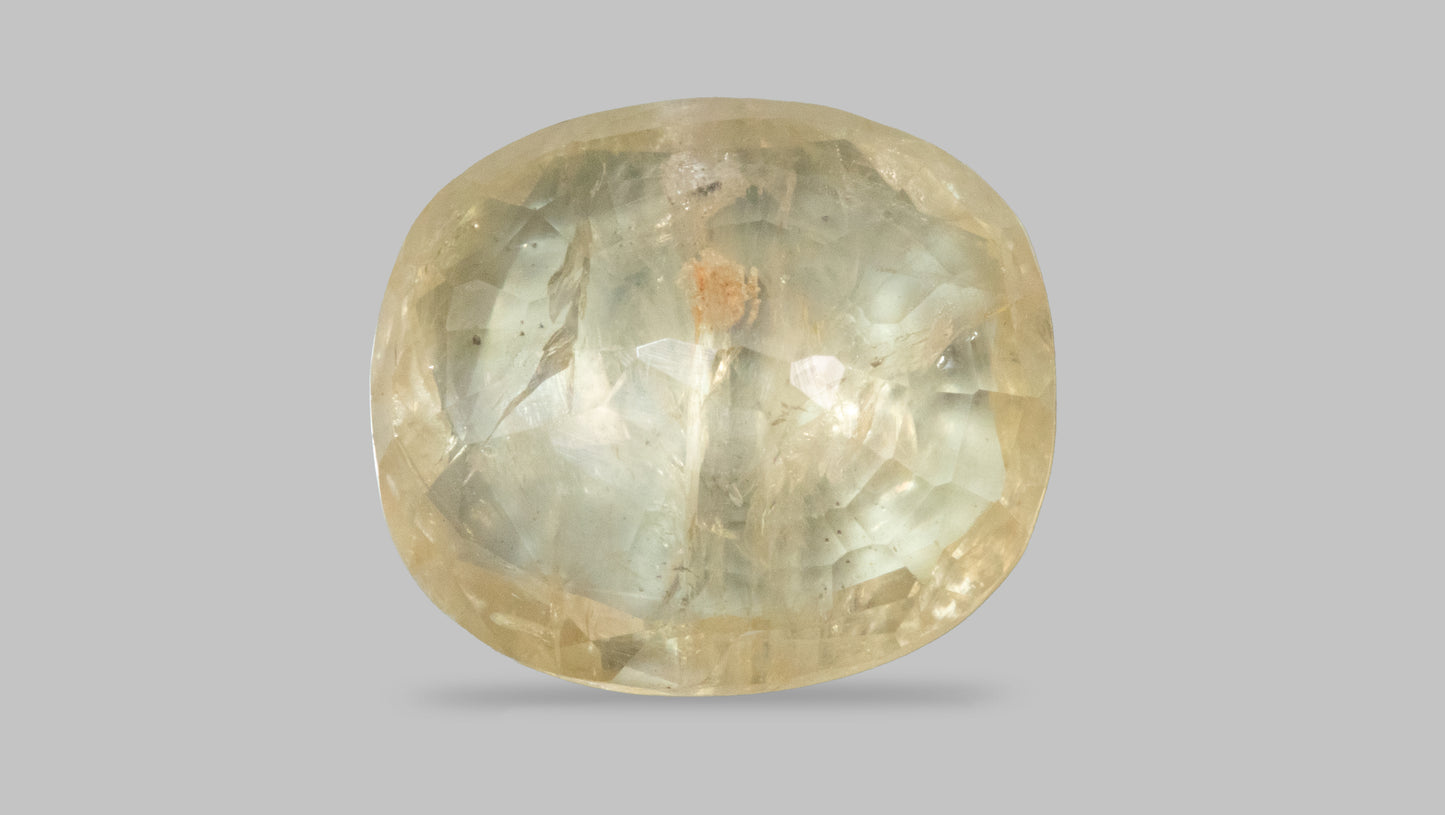 Natural Yellow Sapphire (Pukhraj) 8.49 Carats