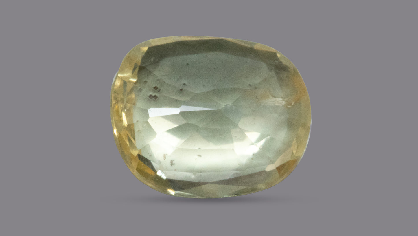 NATURAL YELLOW SAPPHIRE (PUKHRAJ) 2.49 CARATS
