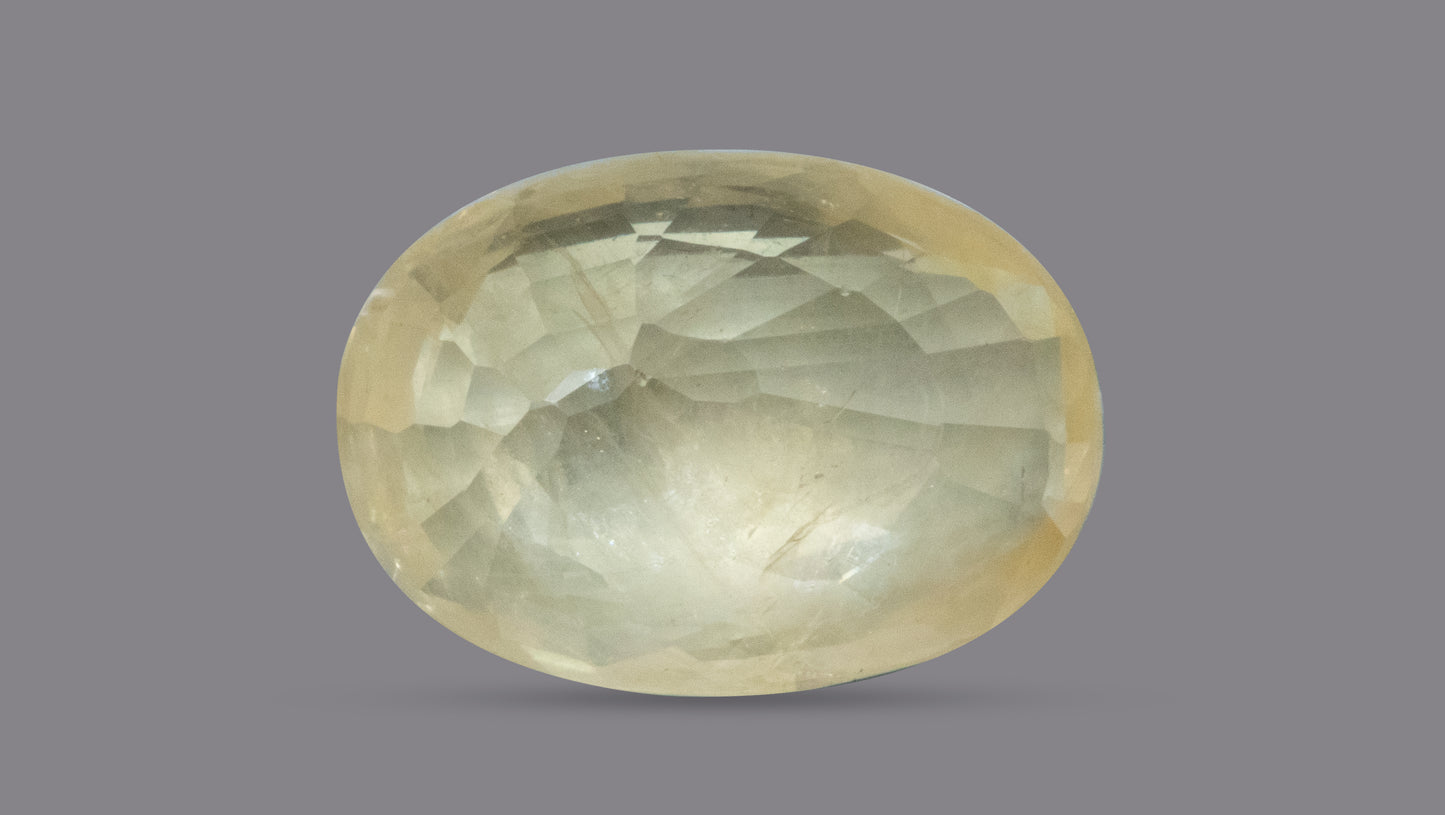 Natural Yellow Sapphire (Pukhraj) 6.71 Carats