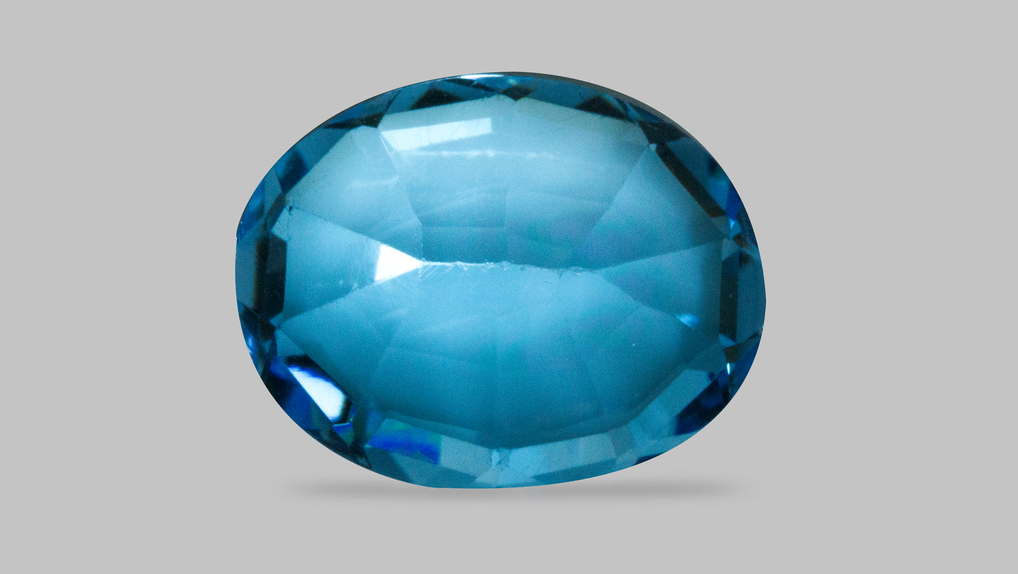 NATURAL BLUE TOPAZ 6.61 CARATS