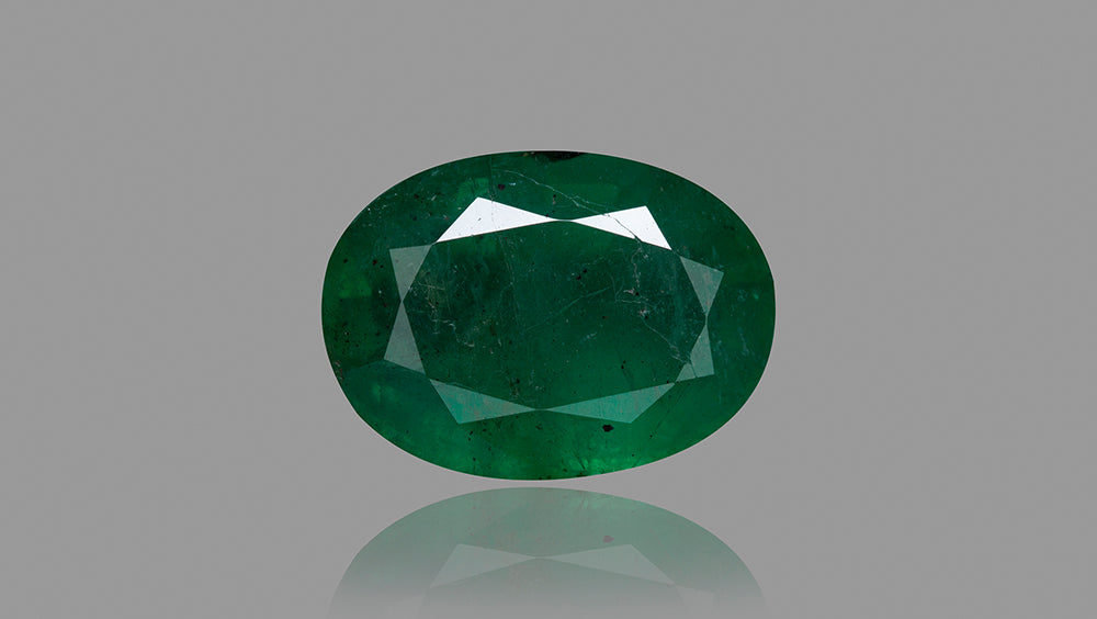 Minor Oil Natural Zambian Emerald (Panna) 5.85 Carats