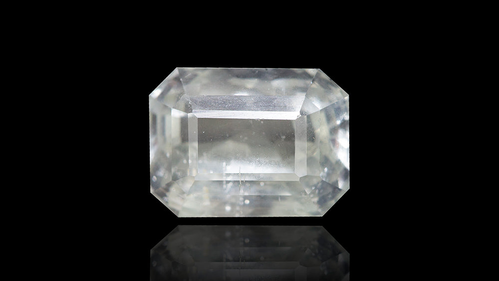 WHITE SAPPHIRE (SRI-LANKA/CEYLONE) - LUXURY PLUS