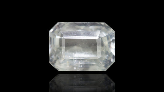 WHITE SAPPHIRE (SRI-LANKA/CEYLONE) - LUXURY PLUS