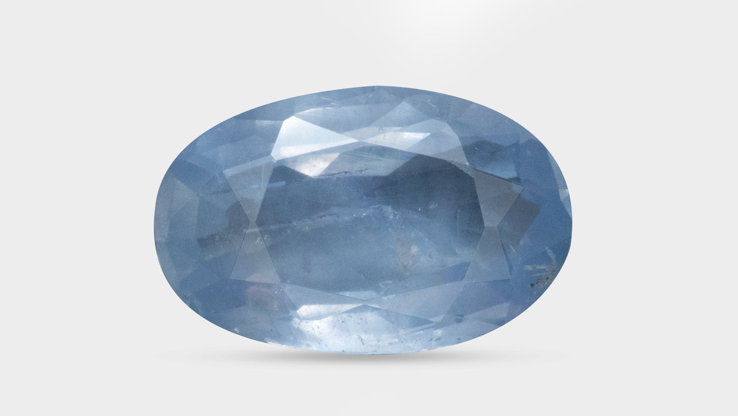 Natural Blue Sapphire (Neelam) 3.09 Carats