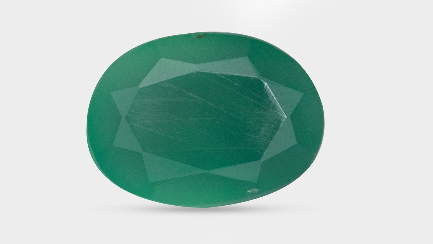 GREEN ONYX 5.29 CARATS.