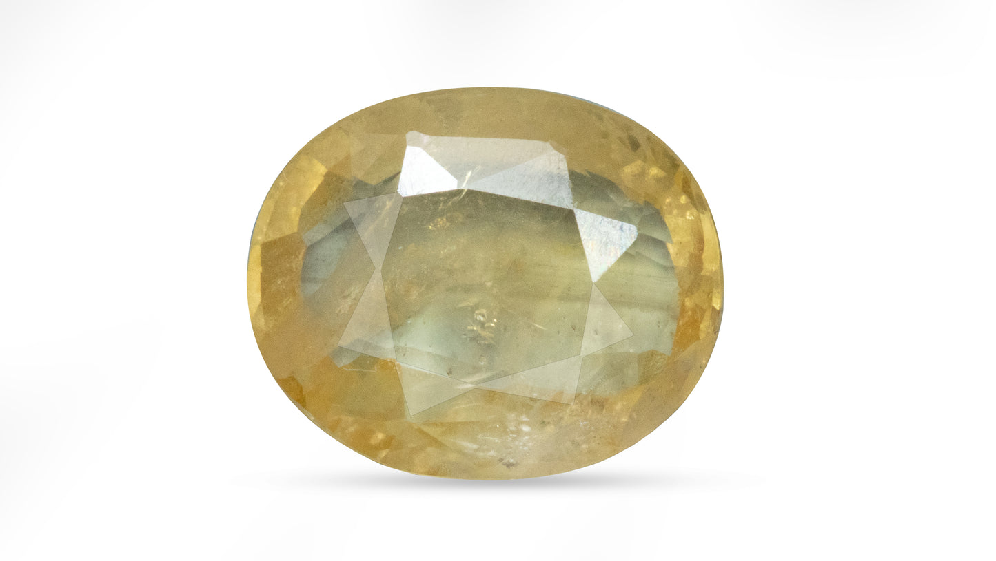 Natural Yellow Sapphire (Pukhraj) 5.43 Carats