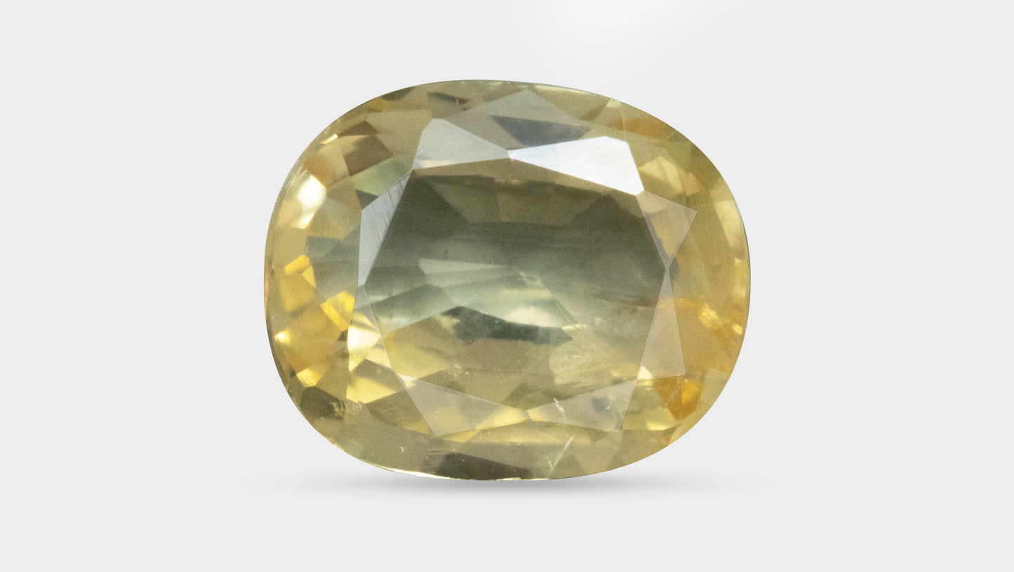 NATURAL YELLOW SAPPHIRE (PUKHRAJ) 2.49 CARATS