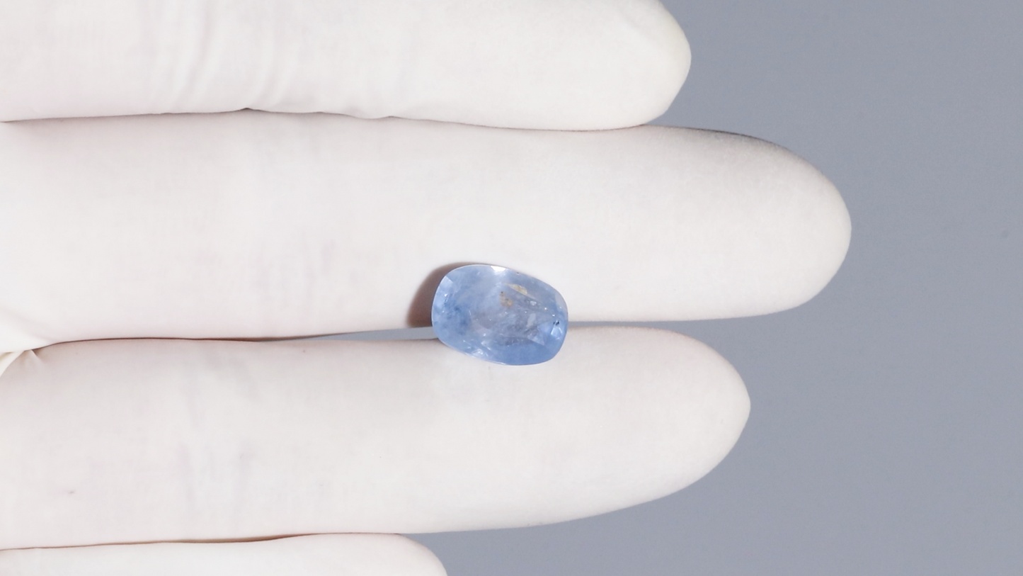 Natural Blue Sapphire (Neelam) 5.91 Carats
