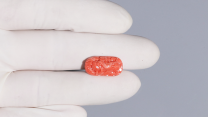 Japanese Ganesh Carving Red Coral (Moonga) 7.90 Carats