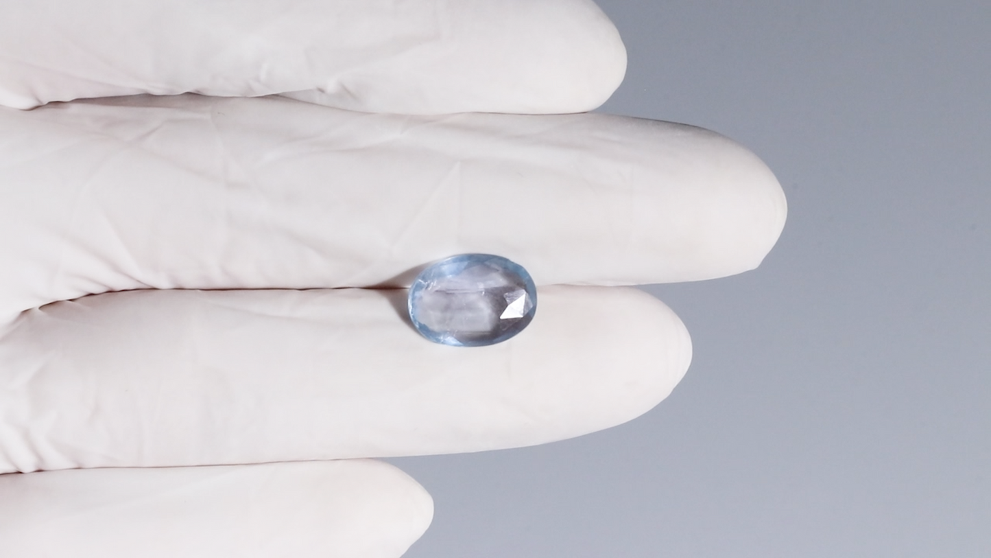 Natural Blue Sapphire (Neelam) 4.57 Carats