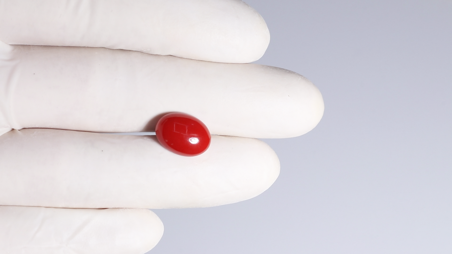 Japanese Red Coral(Moonga) 5.54 Carats