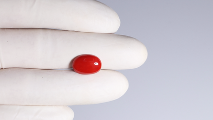 Japanese Red Coral(Moonga) 5.47 Carats