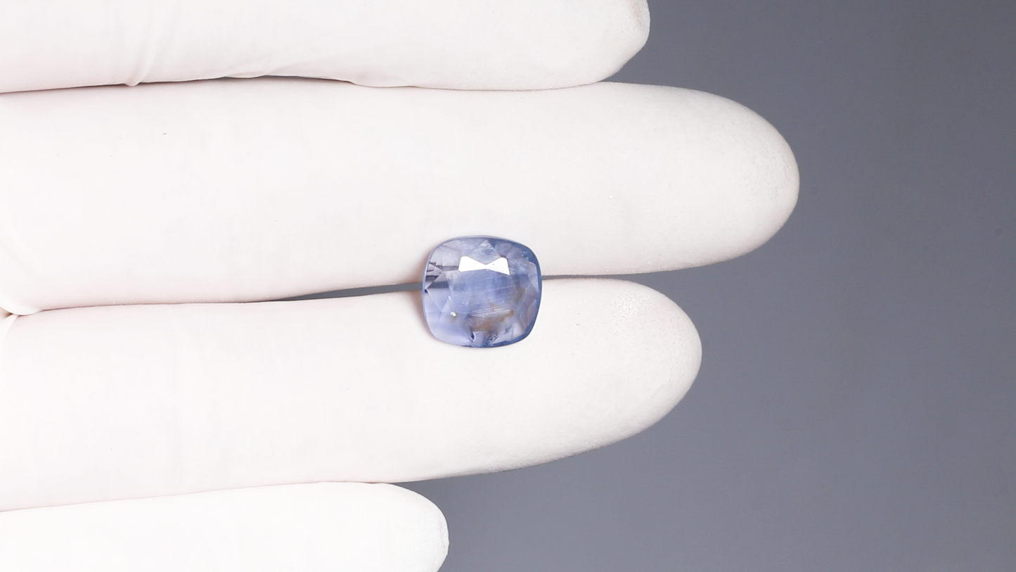 Natural Blue Sapphire (Neelam) 4.12 Carats