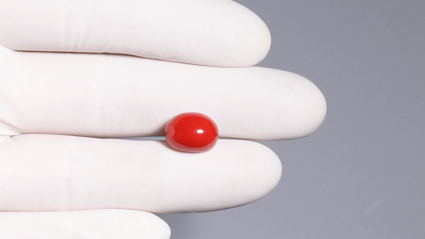 Natural Red Coral (Moonga) 8.27 Carats