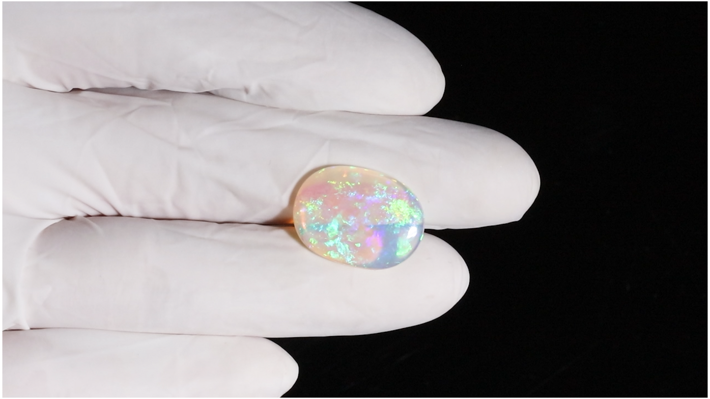 Natural Australian White Fire Opal 8.31 Carats