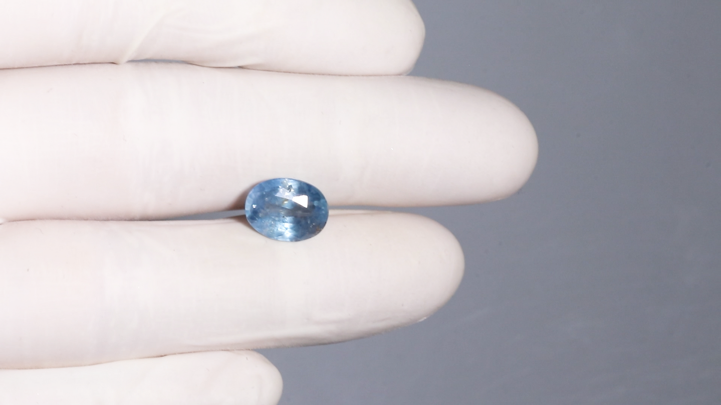 Natural Blue Sapphire (Neelam) 4.89 Carats